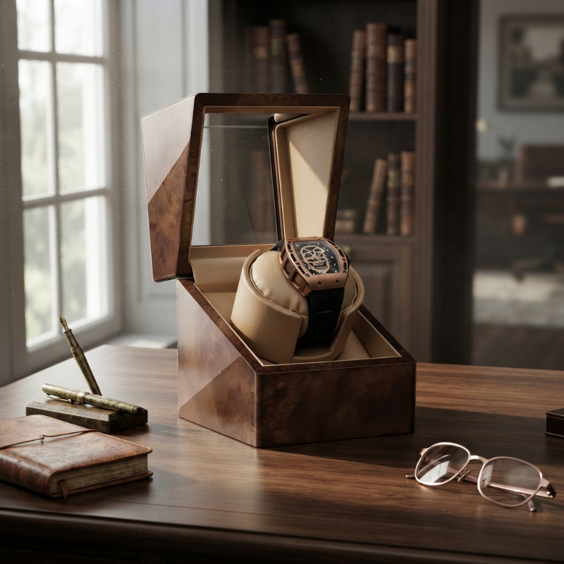 Remontoir Automatique 1 Montre – Piédestal Discret
